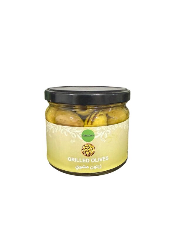 Grilled olives