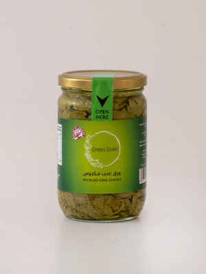 Water Pickled vine leaves