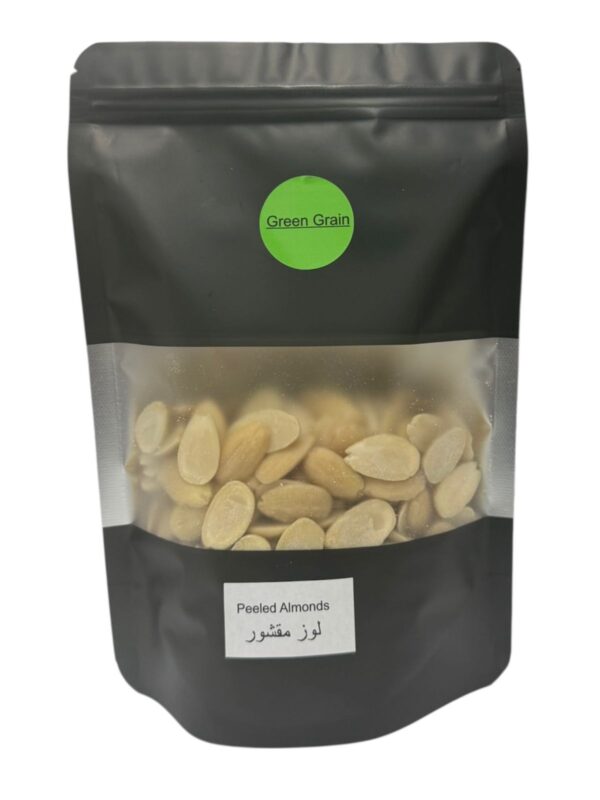 Peeled almonds