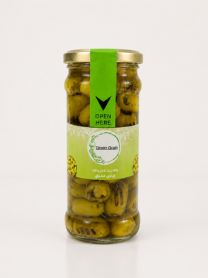 Grilled olives