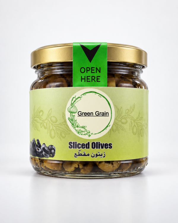 Sliced black olives